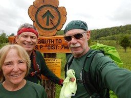 (14) 5/24,25,26,27,28/17 Long Path hike Sections 28,29,30.31 and part of 32